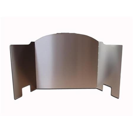 Cunningham Gas Products Real Fyre  30 in. Traditional Fireback - Satin Stainless FBS30